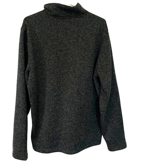 Old Navy Men's Quarter Zip Pullover Long Sleeve Knit Sweatshirt in Black Size XL - Picture 2 of 9